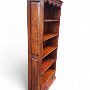 Antique Victorian Rosewood Open Bookcase with Drawer / c.19th Century / FREE DELIVERY - Image 6