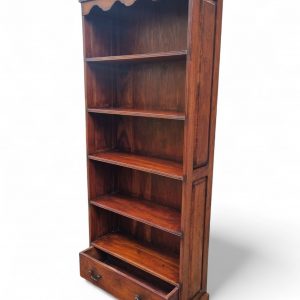 Antique Victorian Rosewood Open Bookcase with Drawer / c.19th Century / FREE DELIVERY - Image 5