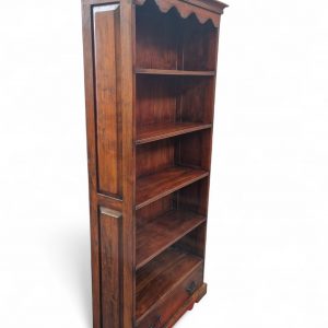Antique Victorian Rosewood Open Bookcase with Drawer / c.19th Century / FREE DELIVERY - Image 4