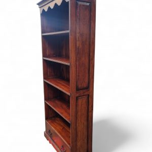 Antique Victorian Rosewood Open Bookcase with Drawer / c.19th Century / FREE DELIVERY - Image 3