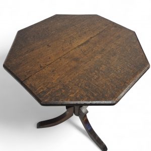 Antique Edwardian Oak Occasional Table / c.1900–1910 / FREE DELIVERY - Image 4