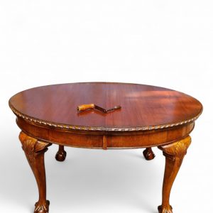 Antique Victorian Mahogany Extending Dining Table / c.19th Century / Crank Handle / Lion Paw Feet / FREE DELIVERY - Image 10