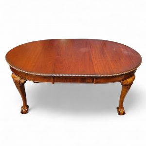 Antique Victorian Mahogany Extending Dining Table / c.19th Century / Crank Handle / Lion Paw Feet / FREE DELIVERY - Image 3