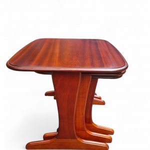 Vintage Mid-Century Modern Teak Nest of Three Tables / c.1970 / FREE DELIVERY - Image 8