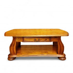 Vintage Oak Coffee Table with Drawer / c.1970 / FREE DELIVERY - Image 10