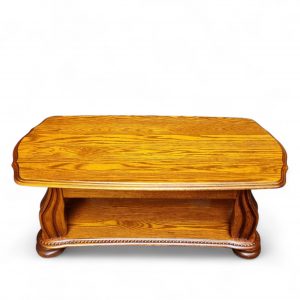 Vintage Oak Coffee Table with Drawer / c.1970 / FREE DELIVERY - Image 8