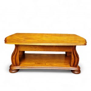 Vintage Oak Coffee Table with Drawer / c.1970 / FREE DELIVERY - Image 7