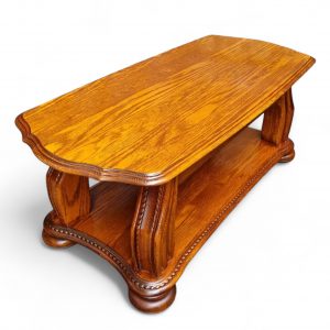 Vintage Oak Coffee Table with Drawer / c.1970 / FREE DELIVERY - Image 6