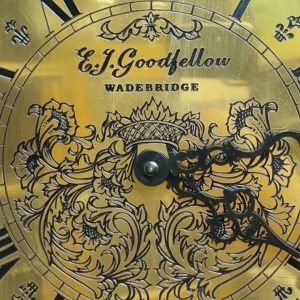 Vintage Mahogany Longcase Grandfather Clock / Weight-Driven Movement / c.1960s / FREE DELIVERY - Image 10