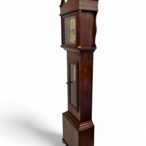 Vintage Mahogany Longcase Grandfather Clock / Weight-Driven Movement / c.1960s / FREE DELIVERY - Image 9