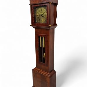 Vintage Mahogany Longcase Grandfather Clock / Weight-Driven Movement / c.1960s / FREE DELIVERY - Image 7