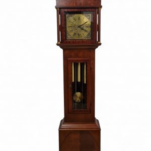 Vintage Mahogany Longcase Grandfather Clock / Weight-Driven Movement / c.1960s / FREE DELIVERY - Image 2