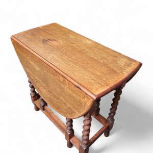Antique Oak Gateleg Drop-Leaf Table / Early 20th Century / FREE DELIVERY - Image 8