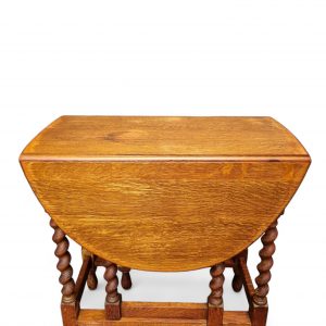 Antique Oak Gateleg Drop-Leaf Table / Early 20th Century / FREE DELIVERY - Image 7