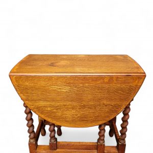 Antique Oak Gateleg Drop-Leaf Table / Early 20th Century / FREE DELIVERY - Image 6