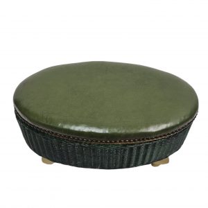 Vintage Lloyd Loom Lusty Style Footstool with Storage / c.1950s / FREE DELIVERY - Image 8