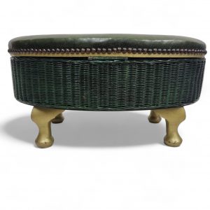 Vintage Lloyd Loom Lusty Style Footstool with Storage / c.1950s / FREE DELIVERY - Image 4