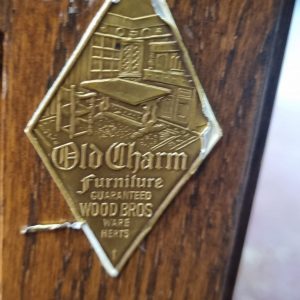Vintage Old Charm TV Cabinet / Light Oak / c.1970 / FREE DELIVERY - Image 7
