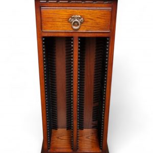 Vintage Old Charm CD Cabinet / 1970s / Tudor Brown / FREE DELIVERY - Image 3