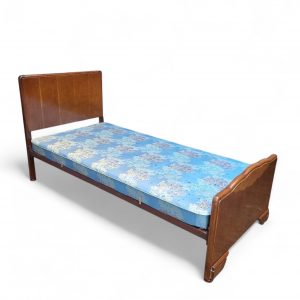 Vintage Harris Lebus Oak Single Bed / c.1930–1940 / FREE DELIVERY