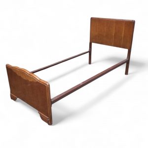 Vintage Harris Lebus Oak Single Bed / c.1930–1940 / FREE DELIVERY - Image 7