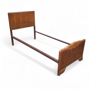 Vintage Harris Lebus Oak Single Bed / c.1930–1940 / FREE DELIVERY - Image 6