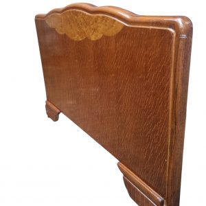 Vintage Harris Lebus Oak Single Bed / c.1930–1940 / FREE DELIVERY - Image 4