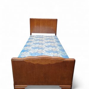 Vintage Harris Lebus Oak Single Bed / c.1930–1940 / FREE DELIVERY - Image 3