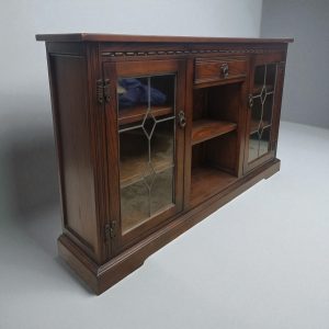 Vintage Old Charm Wood Bros Bookcase / Tudor Brown / c.1970 / FREE DELIVERY - Image 3