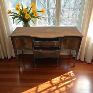 Antique Mahogany Sideboard / Hepplewhite Style / c.1890–1910 / FREE DELIVERY - Image 4