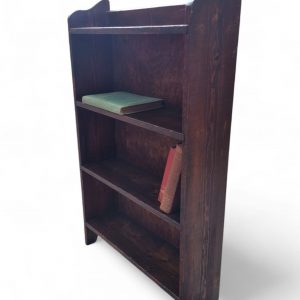 Antique Pine Open Bookshelf / Early 20th Century / Rustic Finish / FREE DELIVERY - Image 8