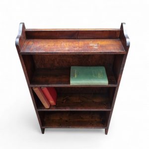 Antique Pine Open Bookshelf / Early 20th Century / Rustic Finish / FREE DELIVERY - Image 7