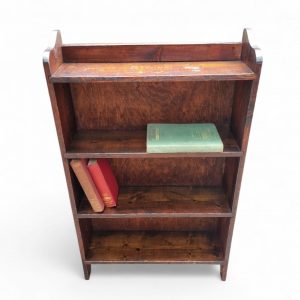 Antique Pine Open Bookshelf / Early 20th Century / Rustic Finish / FREE DELIVERY - Image 6