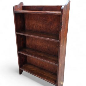 Antique Pine Open Bookshelf / Early 20th Century / Rustic Finish / FREE DELIVERY - Image 5