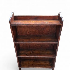 Antique Pine Open Bookshelf / Early 20th Century / Rustic Finish / FREE DELIVERY - Image 2