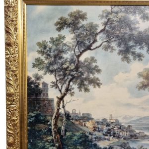 Vintage Textured Print “Serene Pool” after Cignaroli c.1955 / FREE DELIVERY - Image 9