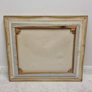 Vintage Original Oil Painting / Farmyard Scene with Horses / c.1970s / FREE DELIVERY - Image 3