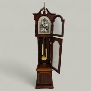 Vintage Grandmother Clock / Mahogany Case / c1970 / Fully Serviced / FREE DELIVERY - Image 8
