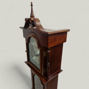 Vintage Grandmother Clock / Mahogany Case / c1970 / Fully Serviced / FREE DELIVERY - Image 3