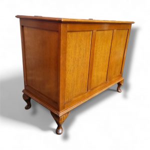 Vintage Oak Blanket Chest / C.W.S. Ltd London Cabinet Factory Enfield / c.1930s–1940s / FREE DELIVERY - Image 8