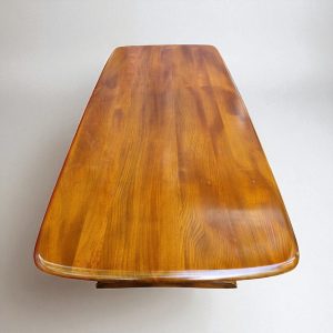 Vintage Ercol Elm Dining Table / 1970s / Seats 8–10 / FREE DELIVERY - Image 5