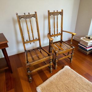 Vintage Ercol Dining Chairs / Solid Elm Wood / Set of 6 / c.1970 / FREE DELIVERY - Image 4