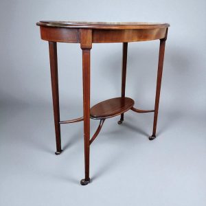 Antique Edwardian Occasional Table / Mahogany Veneer / c.1910 / FREE DELIVERY - Image 8