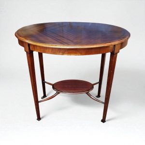Antique Edwardian Occasional Table / Mahogany Veneer / c.1910 / FREE DELIVERY - Image 5