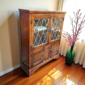 Vintage Oak Bookcase / c.1970 / FREE DELIVERY - Image 8