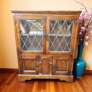 Vintage Oak Bookcase / c.1970 / FREE DELIVERY