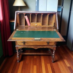 Antique Oak Bureau / c.1930 / FREE DELIVERY