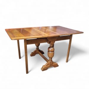 Antique Oak Gateleg Table / Drop-Leaf / c.1930 / FREE DELIVERY - Image 9