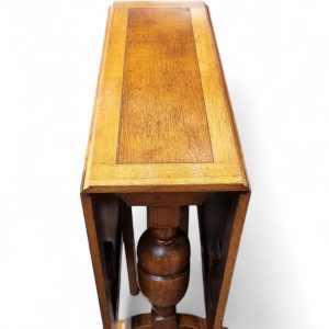 Antique Oak Gateleg Table / Drop-Leaf / c.1930 / FREE DELIVERY - Image 8