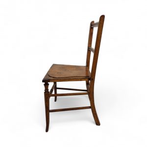 Antique Edwardian Beech Side Chair / c1900 / FREE DELIVERY - Image 5